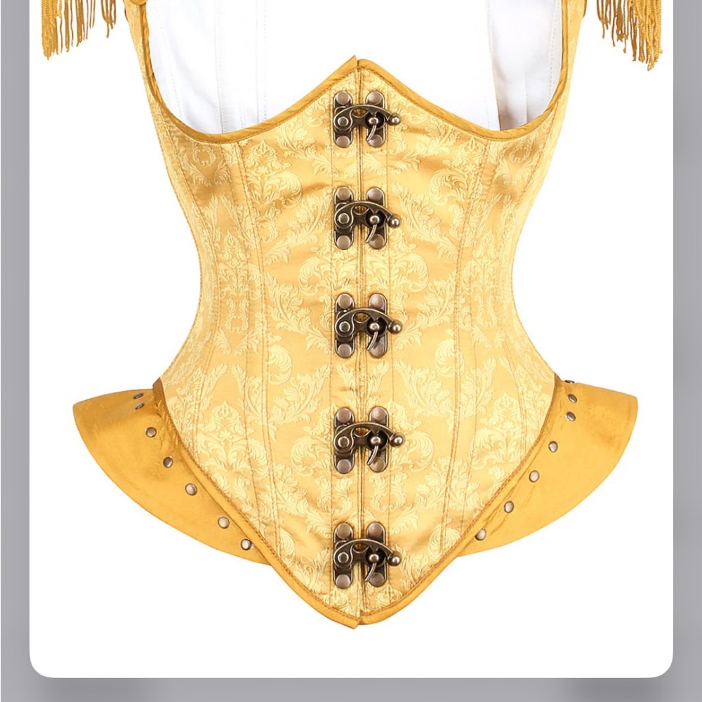 Elegant Gold Corset - Picture 3 of 4